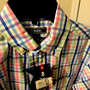 Boys long sleeve collar shirt size 14